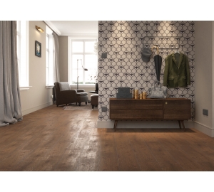 Плитка для підлоги Cersanit Royalwood 18,5X59,8 brown