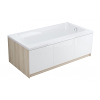 Фронтальная панель под ванну SMART белая 170*56