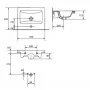 Мебельная раковина Cersanit COMO 50 CCWF1000793618