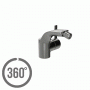Змішувач Luvio для біде з гідрозатвором клік-клак S951-149/017