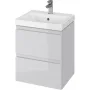 Тумба подвесная Cersanit с умывальником B11 MODUO 50 (S801-219) серая