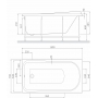 Каркас для ванны AM.PM Like 150х70 W80A-150-070W-R