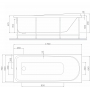 Панель для ванны фронтальная AM.PM Like 170х70 W80A-170-070W-P