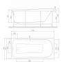 Каркас для ванны AM.PM Like 170х70 W80A-170-070W-R