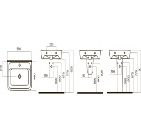 П'єдестал AM.PM Spirit C704910WH