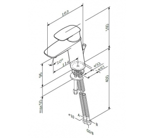 Смеситель для раковины AM.PM Spirit V2.1 F71A02100