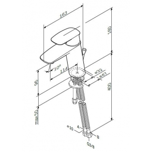 Змішувач для раковини AM.PM Spirit V2.1 F71A02100