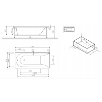 Панель для ванны фронтальная AM.PM Spirit 180х80 W72A-180-080W-P2