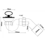 Сифон McALPINE для душевого поддона HC25-POL