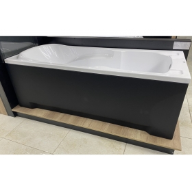 Панель для ванни BESCO 170x55 передня чорна, NAVARA56014