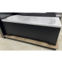 Панель для ванни BESCO 170x55 передня чорна, NAVARA56014