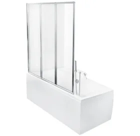 Шторка триелементна Besco PMD Ambition Premium -3S 130х140 хром, 00000011148