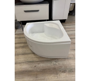 Комплект: Поддон акриловый полукруглый BESCO DIPER-1 80Х80Х25/35 с сиденьем + ножки, NAVARA19060 + Акриловая панель для поддона BESCO DIPER-1 80Х80Х/38, BCPdiper1/80, 00000005318