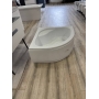 Комплект: Поддон акриловый полукруглый BESCO DIPER-1 80Х80Х25/35 с сиденьем + ножки, NAVARA19060 + Акриловая панель для поддона BESCO DIPER-1 80Х80Х/38, BCPdiper1/80, 00000005318