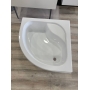 Комплект: Поддон акриловый полукруглый BESCO DIPER-1 80Х80Х25/35 с сиденьем + ножки, NAVARA19060 + Акриловая панель для поддона BESCO DIPER-1 80Х80Х/38, BCPdiper1/80, 00000005318