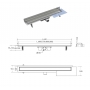Линейный душевой трап BESCO Virgo Next Duo 70 OL-70-VND
