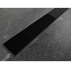 Линейный душевой трап BESCO Virgo Black 70