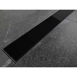 Линейный душевой трап BESCO Virgo Black 70
