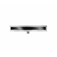 Лінійний душовий трап BESCO Virgo Black 80