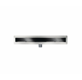 Лінійний душовий трап BESCO Virgo Black 80