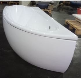 Комплект: акрилова ванна + передня панель Besco Mini 150x70 ліворуч -стороння 00..