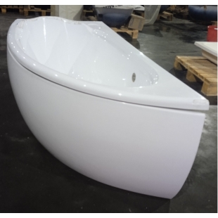 Комплект: акрилова ванна + передня панель Besco Mini 150x70 ліворуч -стороння 00000010423K