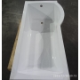 Комплект: Ванна акриловая + Палень для ванны BESCO Inspiro 160х70 правостороння NAVARA03720K