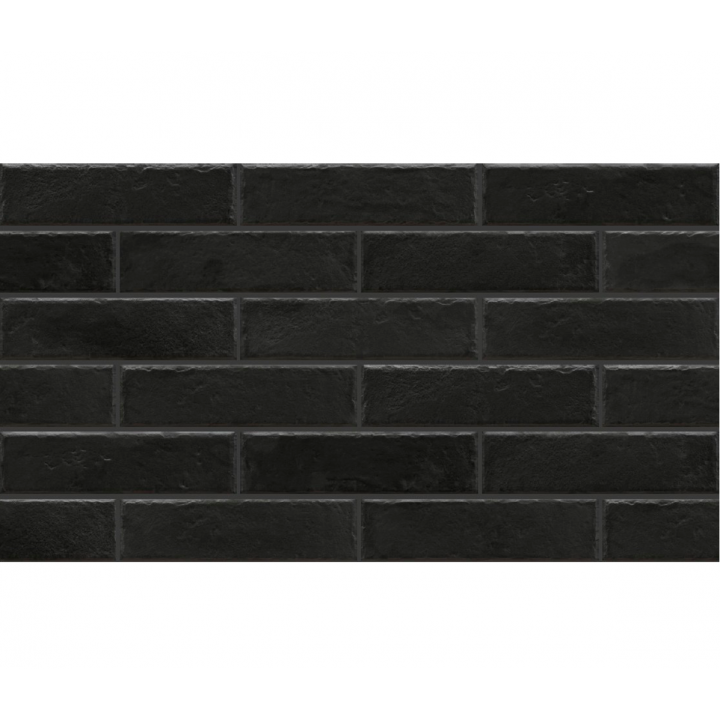 Плитка Cerrad Elewacja Foggia Nero 6,5х24,5