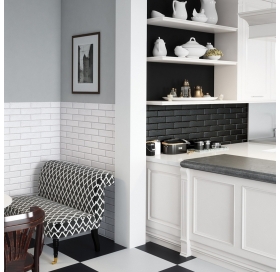 Плитка Cerrad Elewacja Foggia Nero 6,5х24,5