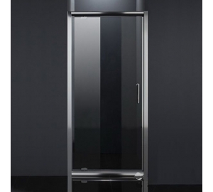 Душевая дверь EGER 80 (599-150-80), хром профиль, стекло,распашные