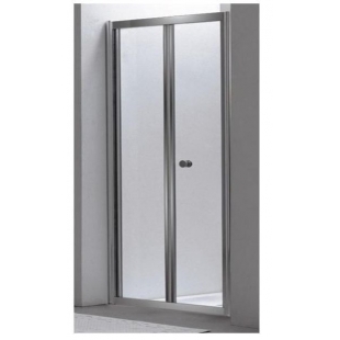 Душевая дверь EGER Bifold 90 (599-163-90(h)), хром профиль, стекло,складывающиеся