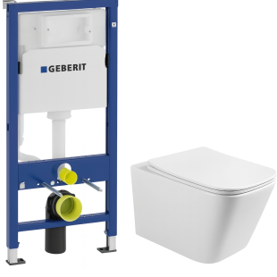 Інсталяція GEBERIT Duofix (458.103.00.1) з підвісним унітазом Volle LIBRA 2.0 Tornado 1321.001000