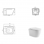 Комплект: Инсталляция Grohe Rapid SL 3в1 (3884000G) + Унитаз подвесной Devit UP (3020120) + Крышка S