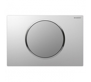 Кнопка змиву Geberit SIGMA 10, система змиву start/stop, Пластик, Хром Глянець/Хром Матовий/Хром Глян