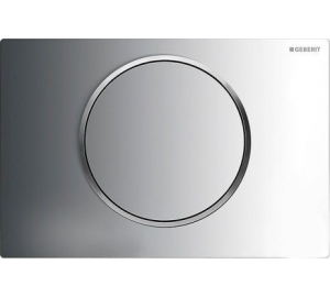 Кнопка смыва Geberit SIGMA 10, система смыва start/stop, Пластик Хром Матовый/Хром Глянец/Хром Матов