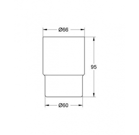 Склянка прозора GROHE ESSENTIALS, 40372001