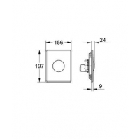 Кнопка змиву Grohe SKATE 38573000