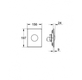 Кнопка змиву Grohe SKATE 38573000