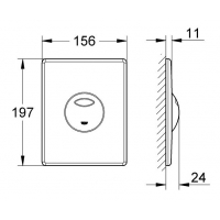 Кнопка змиву Grohe Skate 38862000