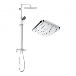 Душова система з термостатом Grohe QuickFix Vitalio Start System 250 Cubе 26696000