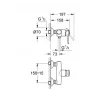Змішувач для душу Grohe BauClassic 32867000