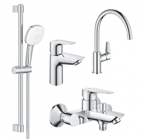 Комплект смесителей c кухонным смесителем GROHE BauEdge New 4 в 1 UA123218K1