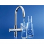 Смеситель кухонный GROHE Blue Pure с системой очистки воды и подключением к фильтру 33249001