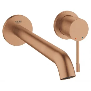 Смеситель для раковины на два отверстия Grohe ESSENCE NEW L-Size, 19967DL1 Бронза матовая