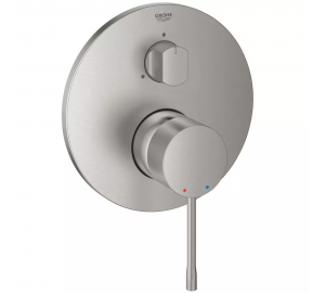 Змішувач прихованого монтажу для ванни/душу Grohe Essence 24092DC1 на 3 положення, Сталь