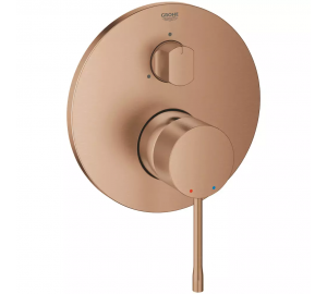 Смеситель скрытого монтажа для ванны/душа Grohe Essence 24092DL1 на 3 выхода, Бронза матовая