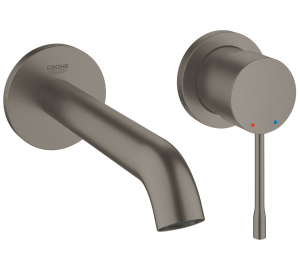 Смеситель для раковины на два отверстия GROHE Essence M-Size 29192AL1 Графит матовый