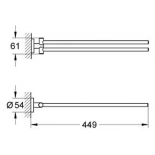 Полотенцедержатель Grohe Essentials, 40371001