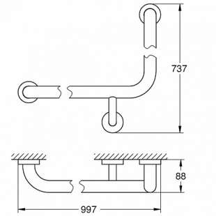 Поручень для ванны Grohe Essentials, 40797001