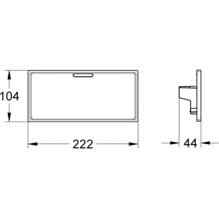 Полочка Grohe Cube, 18700000